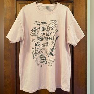 Official XL Machine Gun Kelly MGK Tickets to my Downfall T Shirt
